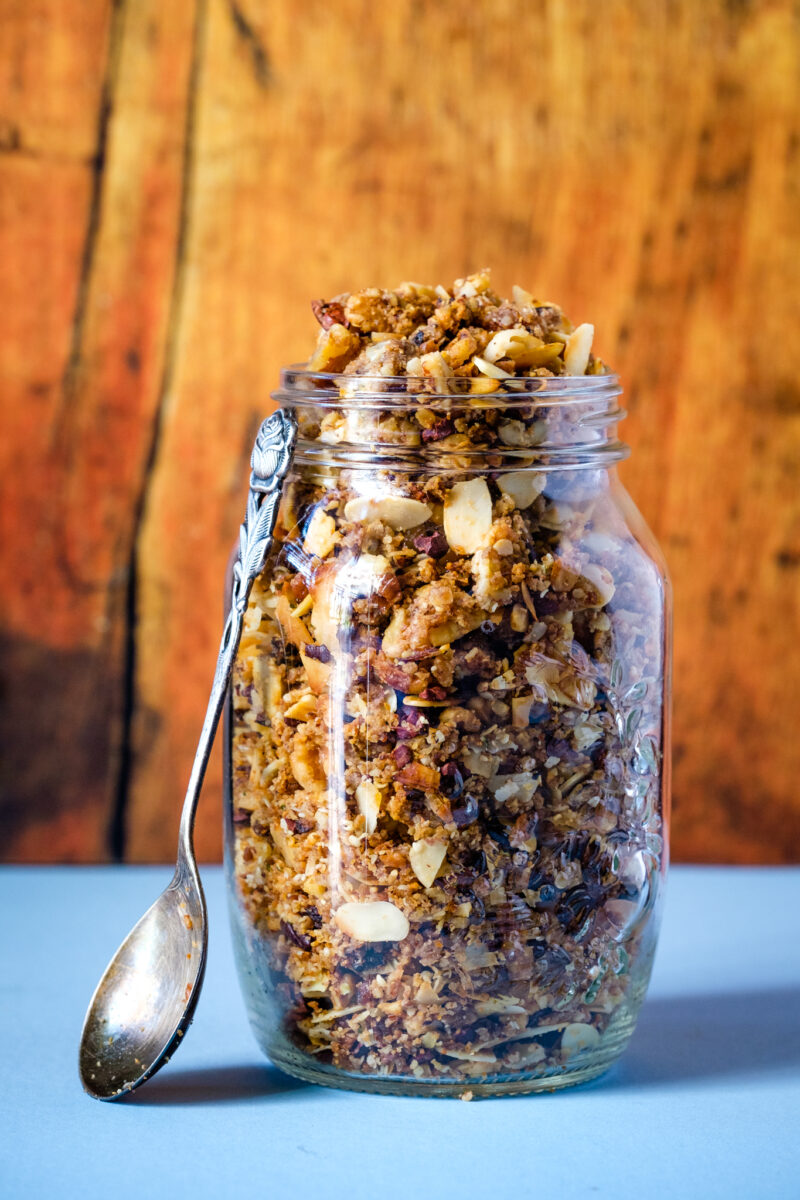 Granola in a jar