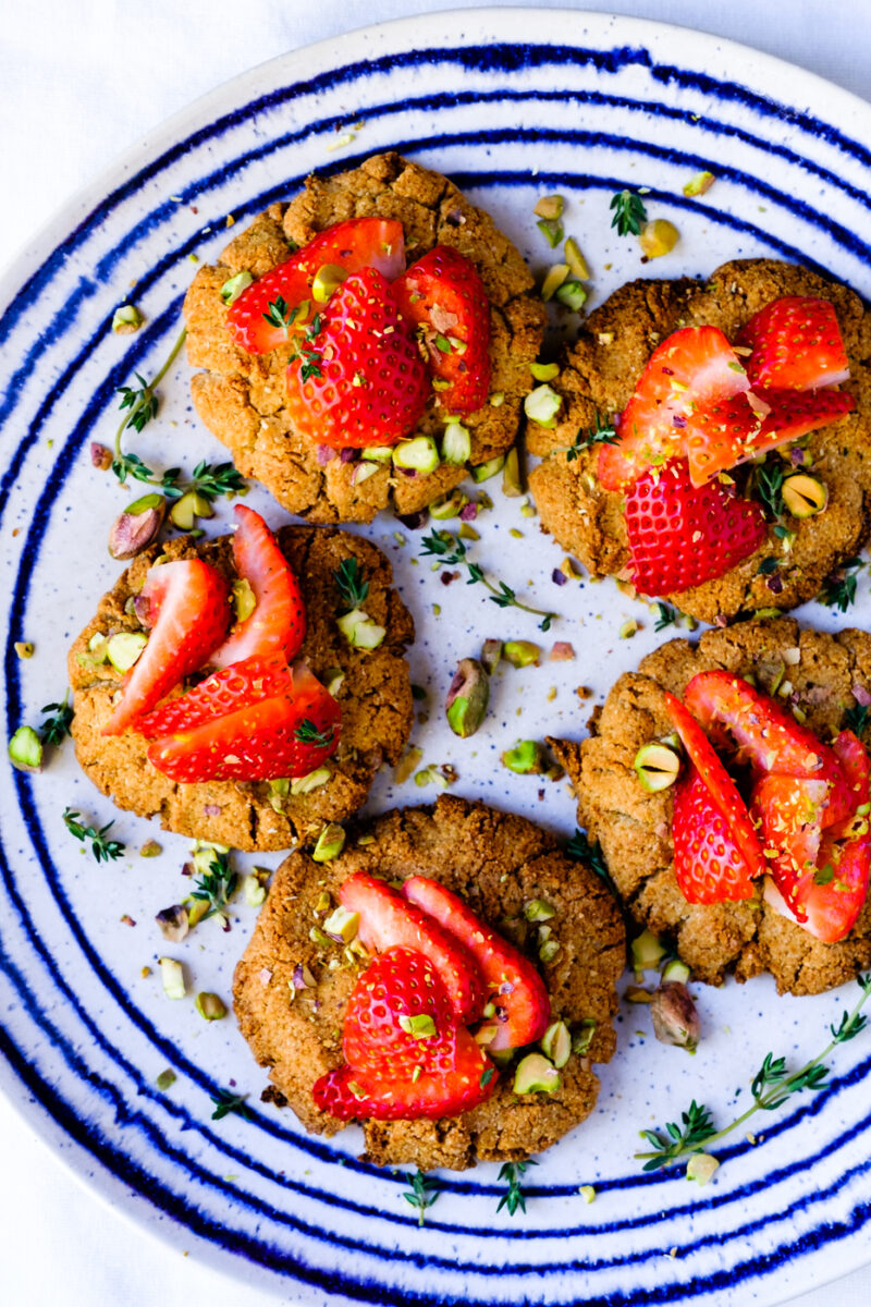 Strawberry Thyme Croustades with a Kick of Collagen