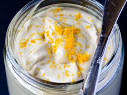 tahini orange juice salad dressing Summer Salad with Orange Turmeric Tahini Dressing Uncle Matt's Organic