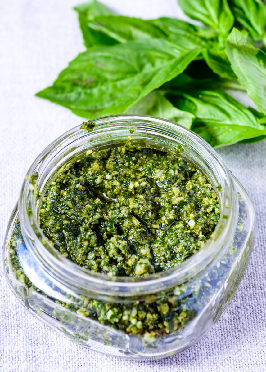 Basil Pesto with Walnuts