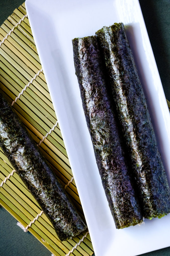 3 nori rolls
