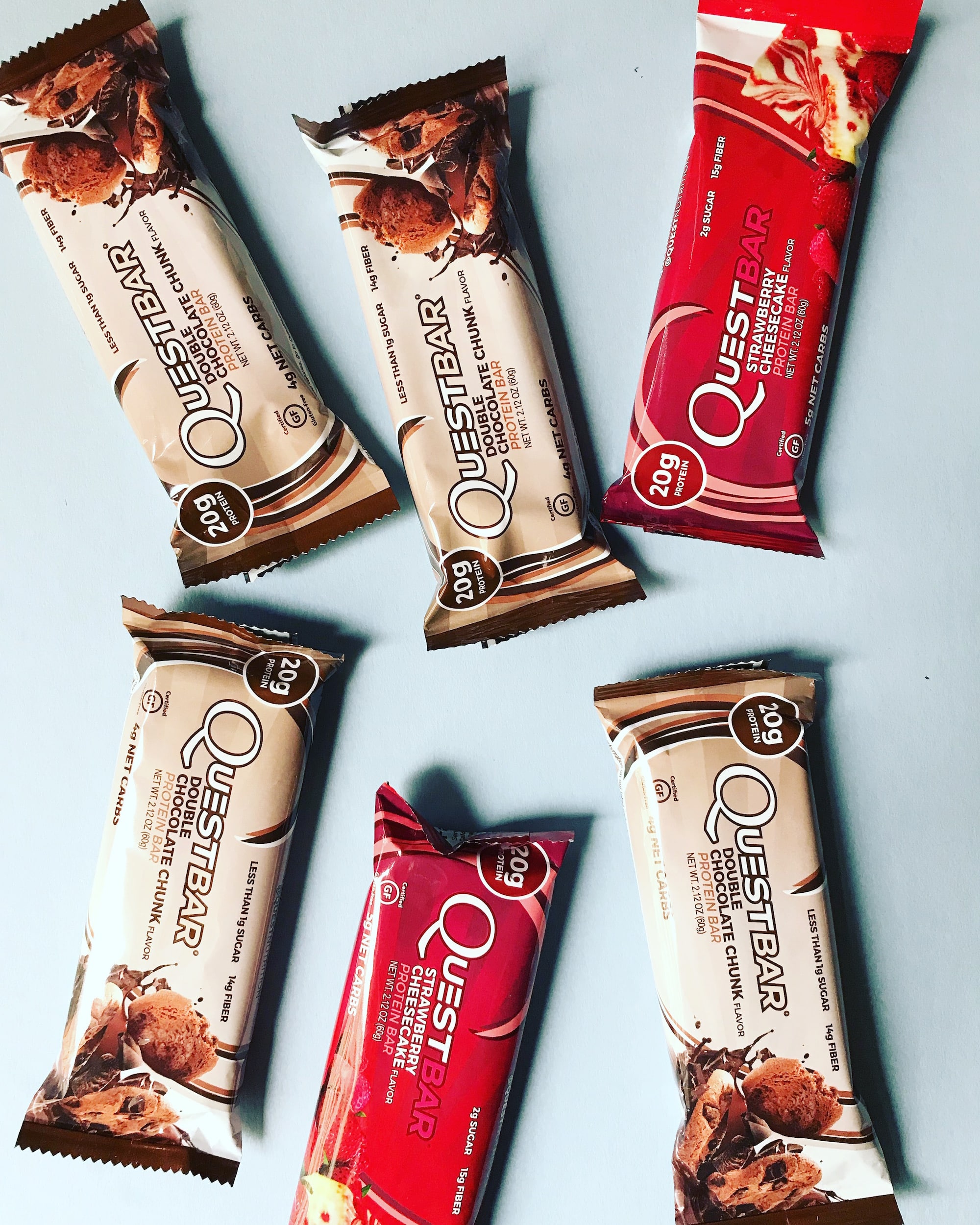 6 quest protein bars