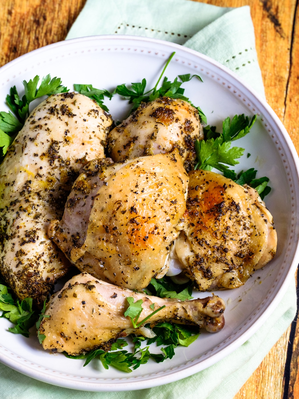 Meal Prep: Oven-baked chicken with herbs