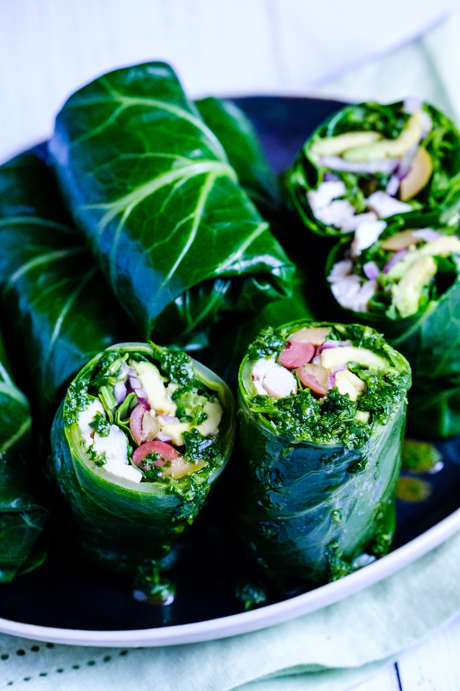 Collard greens rolls 