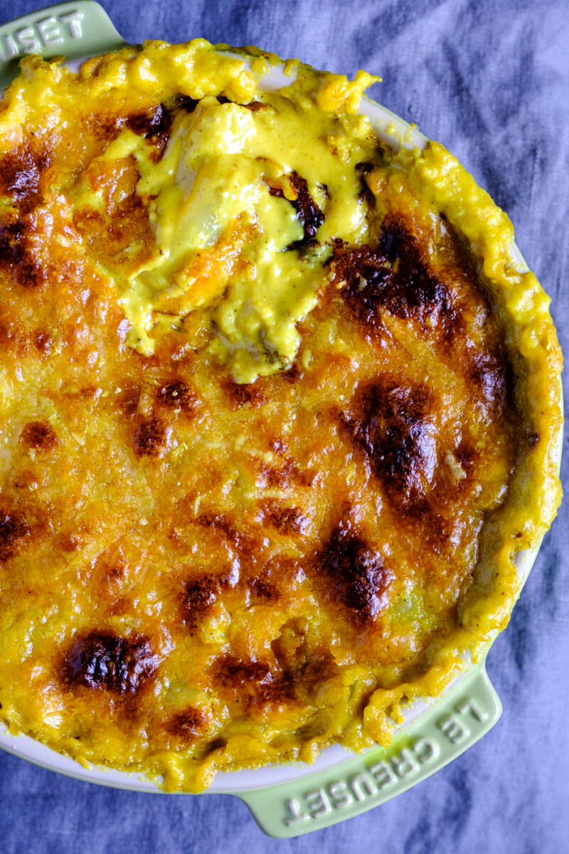 Turmeric Macaroni and Cheese with Macadamia Butter