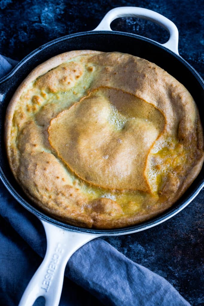 Cast Iron Skillet Dutch Baby Pancakes Recipe - Hello Creative Family