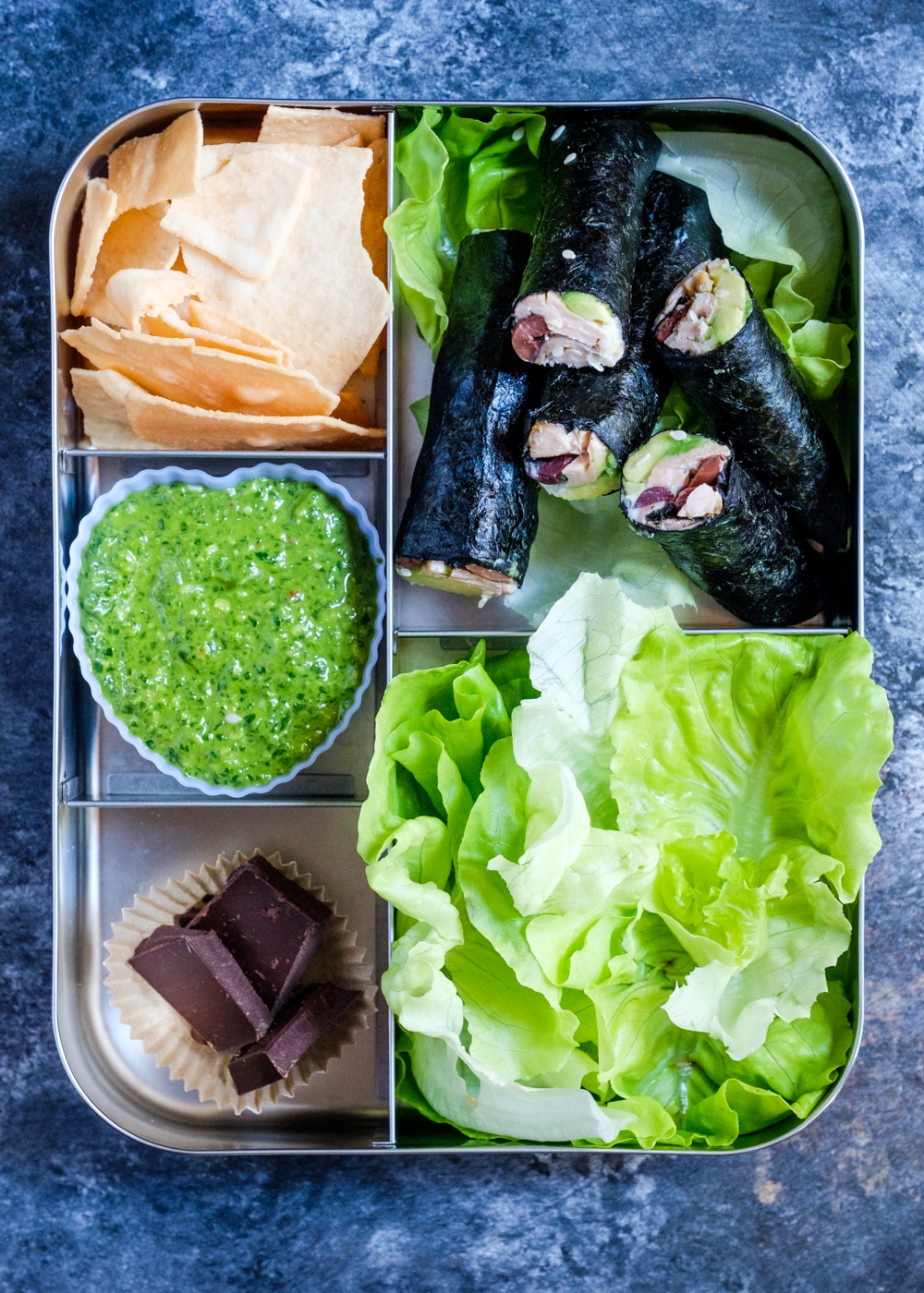 Nori wraps are great for lunch boxes