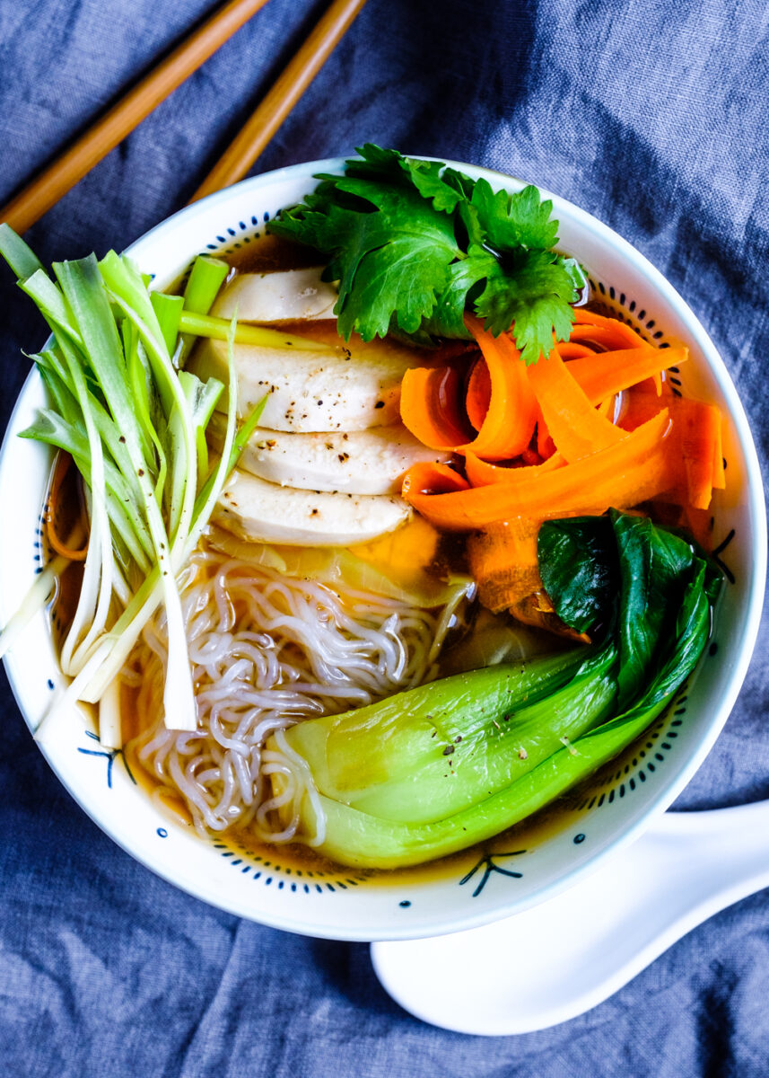 Lectin-Free Miso Ramen Soup with Shirataki Noodles