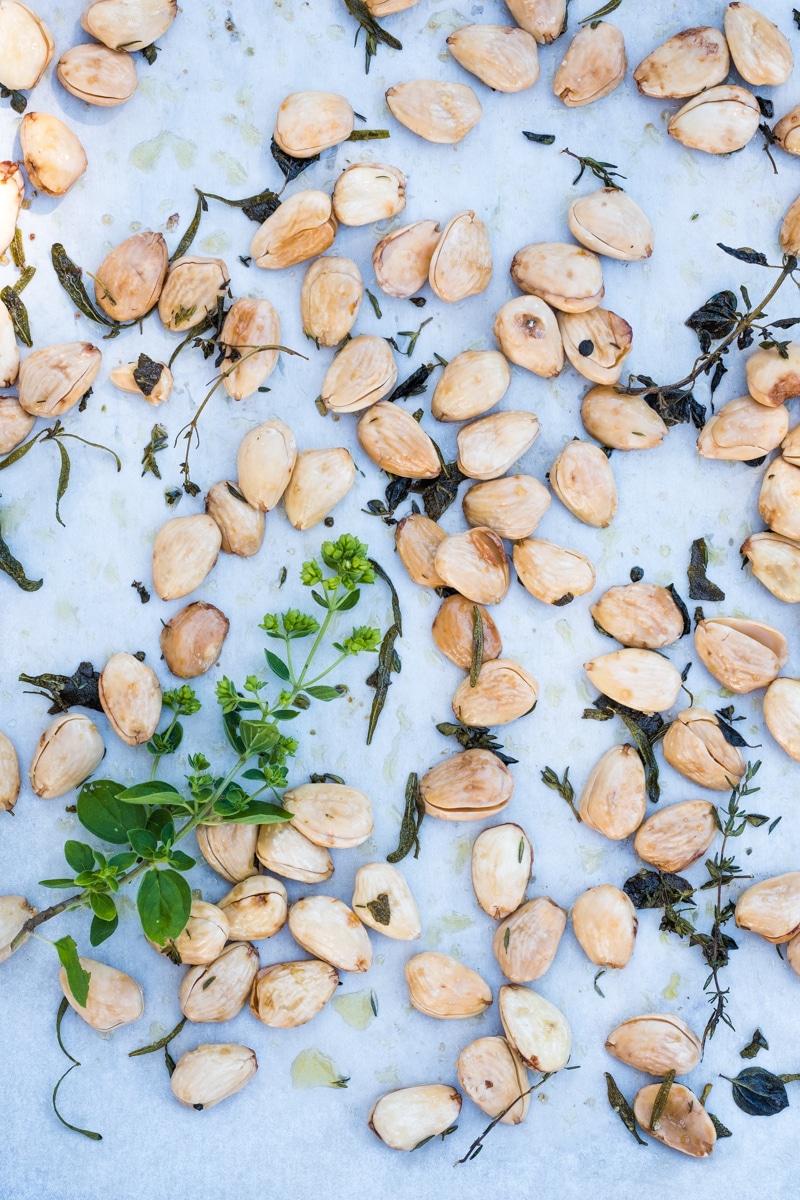 Roasted Marcona Almonds with Olive Oil and Fresh Herbs Recipe ...