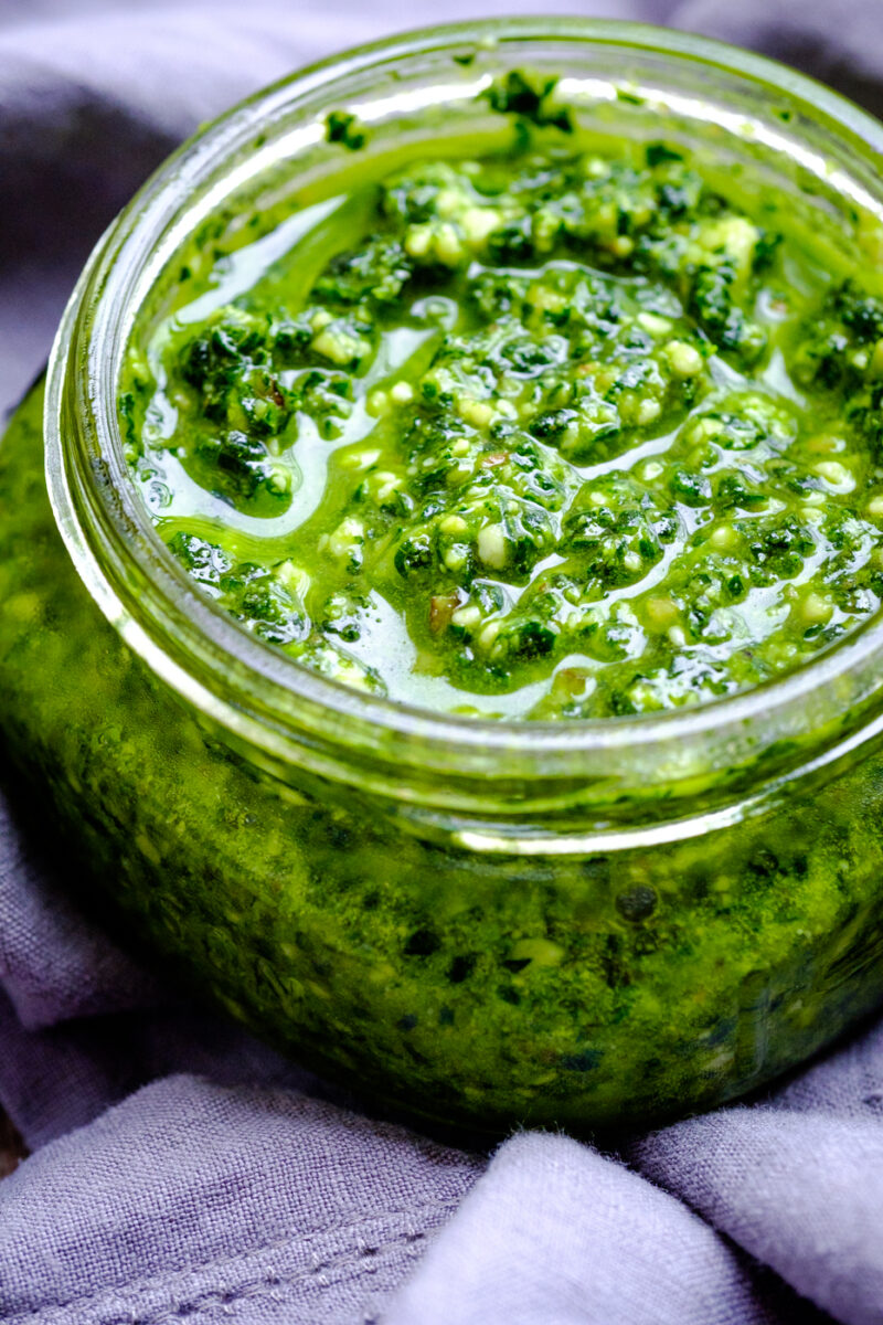 Lacinato Kale Pesto, Your New Favorite Green Sauce