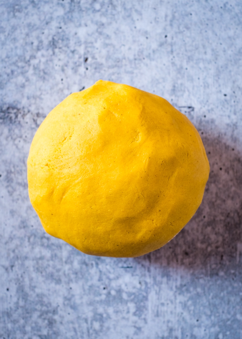 The dough for the sweet potato bread