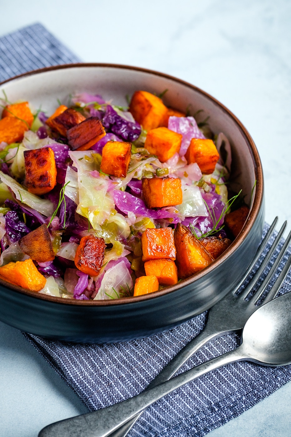 Sauteed Cabbage with Fennel and Leeks, a low histamine recipe