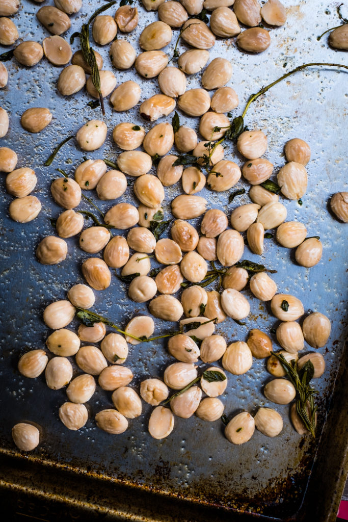 Roasted Marcona Almonds with Olive Oil and Fresh Herbs Recipe