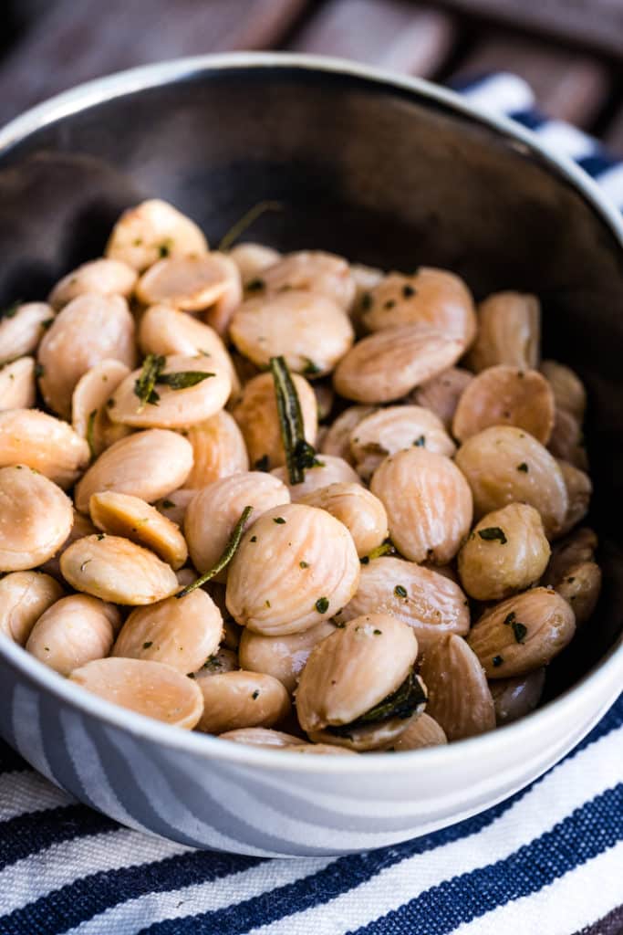 Roasted Marcona Almonds with Olive Oil and Fresh Herbs Recipe