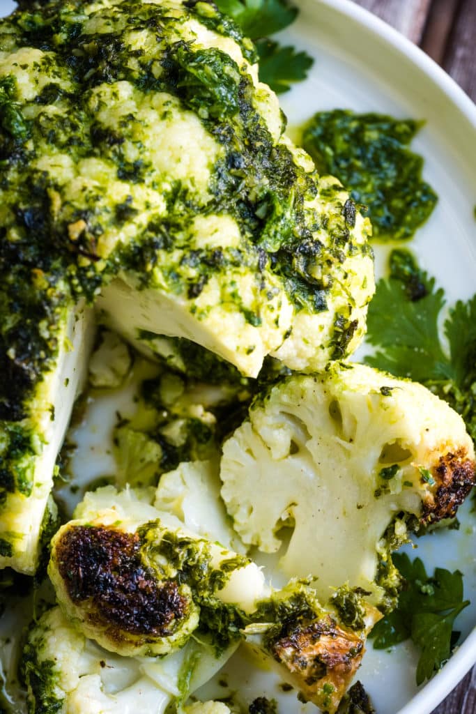 Cauliflower pesto