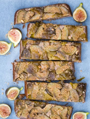 Fresh Fig Coffee Cake With Hazelnuts