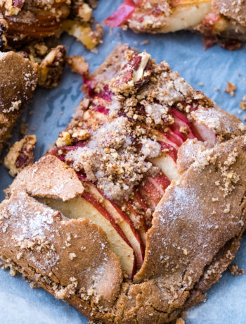 Apple Galette with Hazelnut Crumble