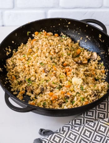 Mediterranean Style Cauliflower Fried Rice