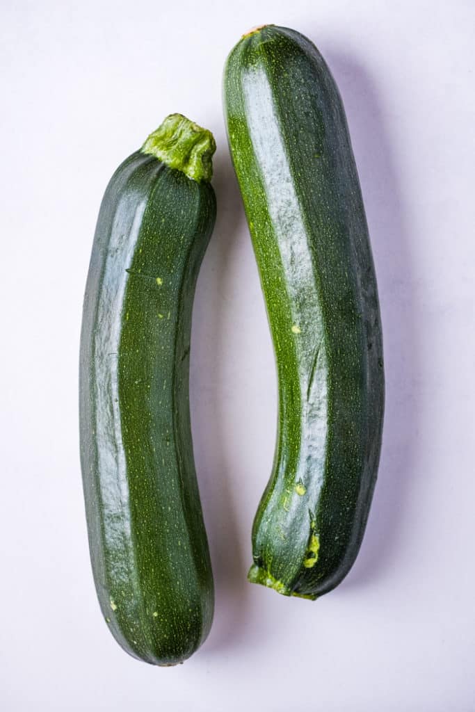 Two zucchini