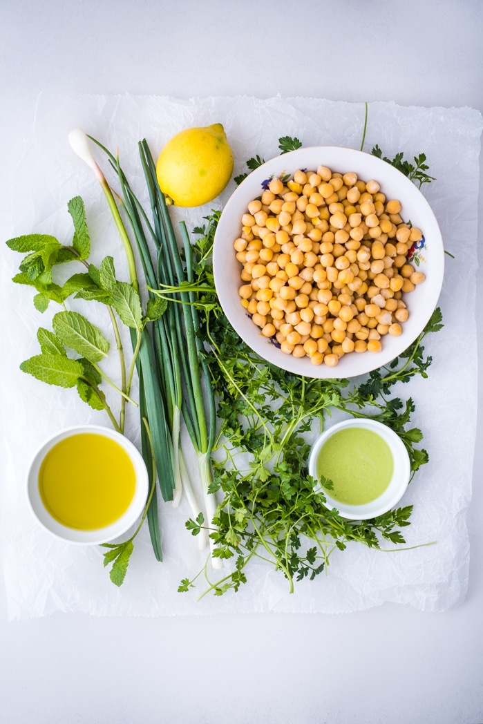 Lectin-Light Spring Chickpea Salad