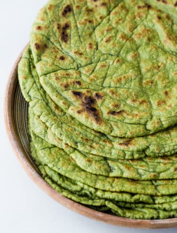 Gluten-Free Green Tortillas