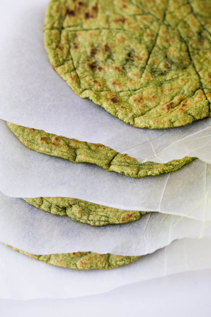 Green tortillas