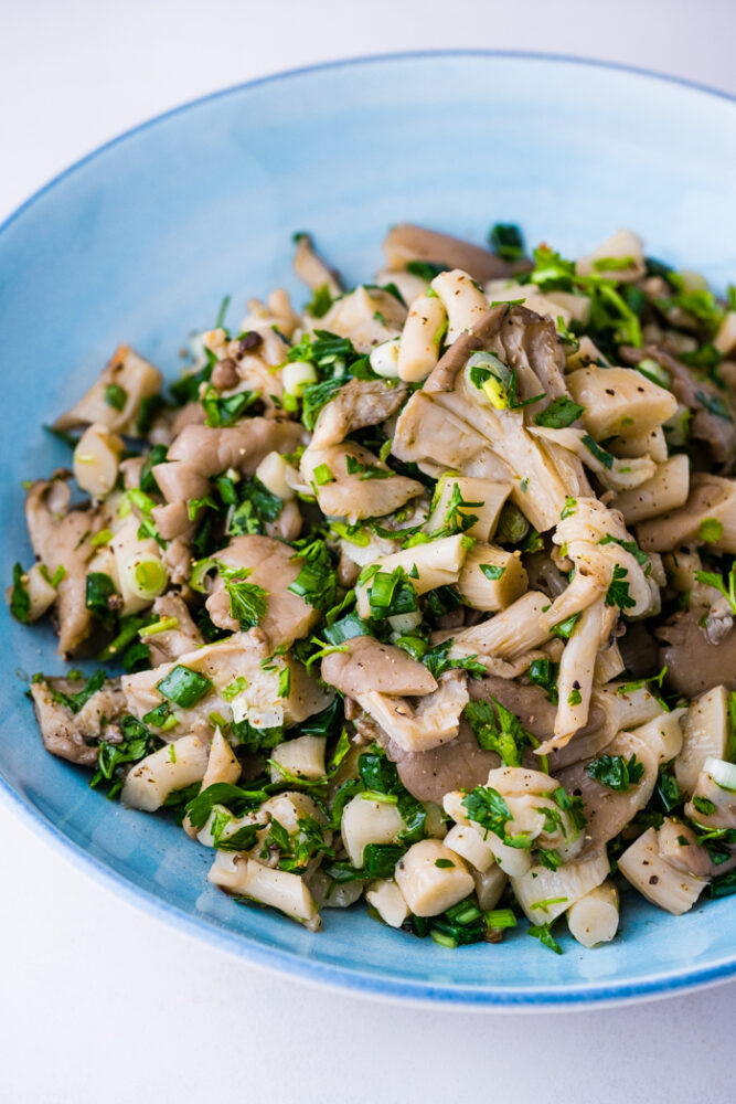 Pickled Oyster Mushroom Salad