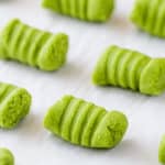 Green gnocchi