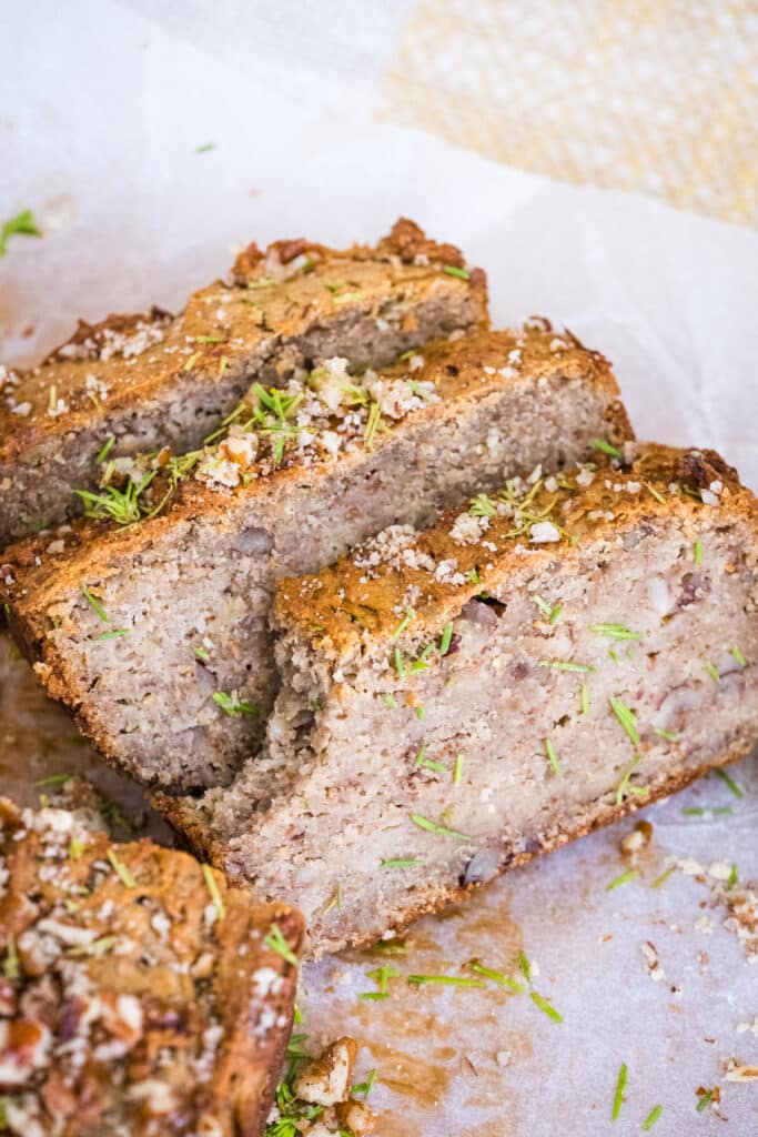 Gluten-Free, Sugar-Free Zucchini Bread