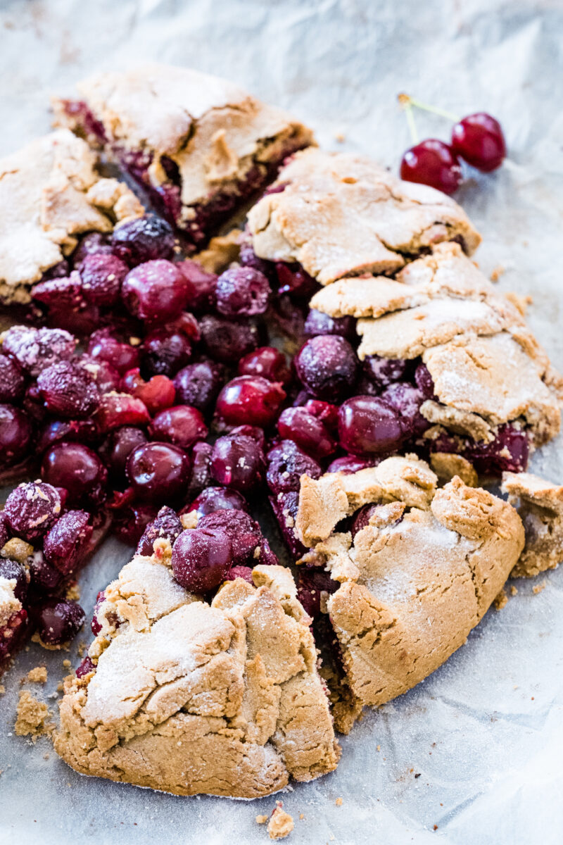 Gluten-Free Rustic Cherry Galette