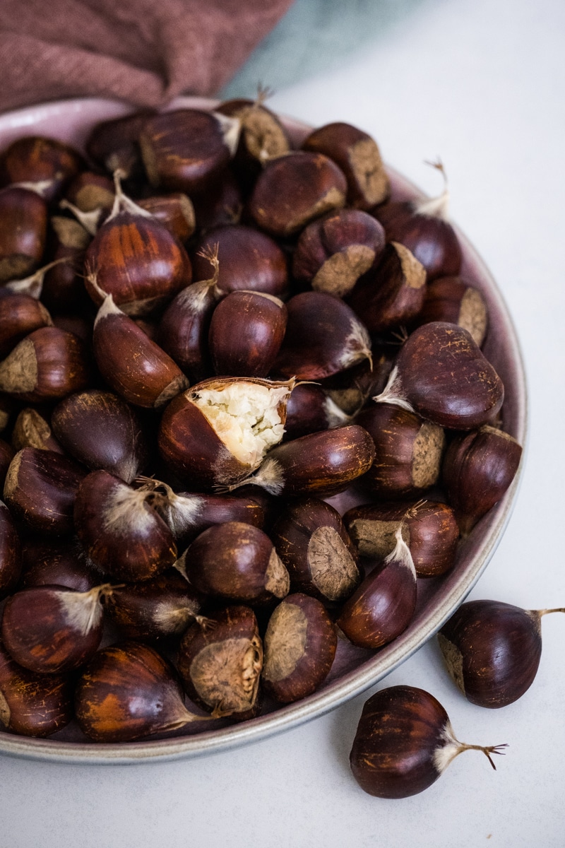 Boiled chestnuts