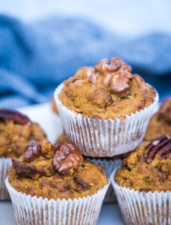 Breakfast sweet potato muffins