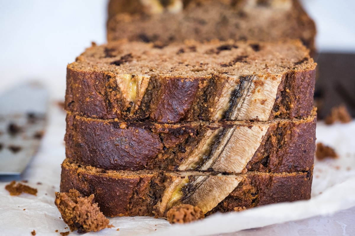 GlutenFree Chocolate Banana Bread (SugarFree, LectinFree) Creative