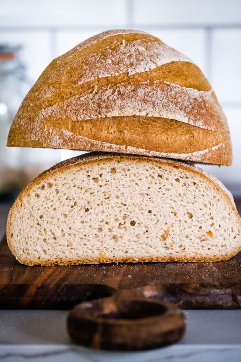 gluten-free lectin-free sourdough bread with millet and sorghum