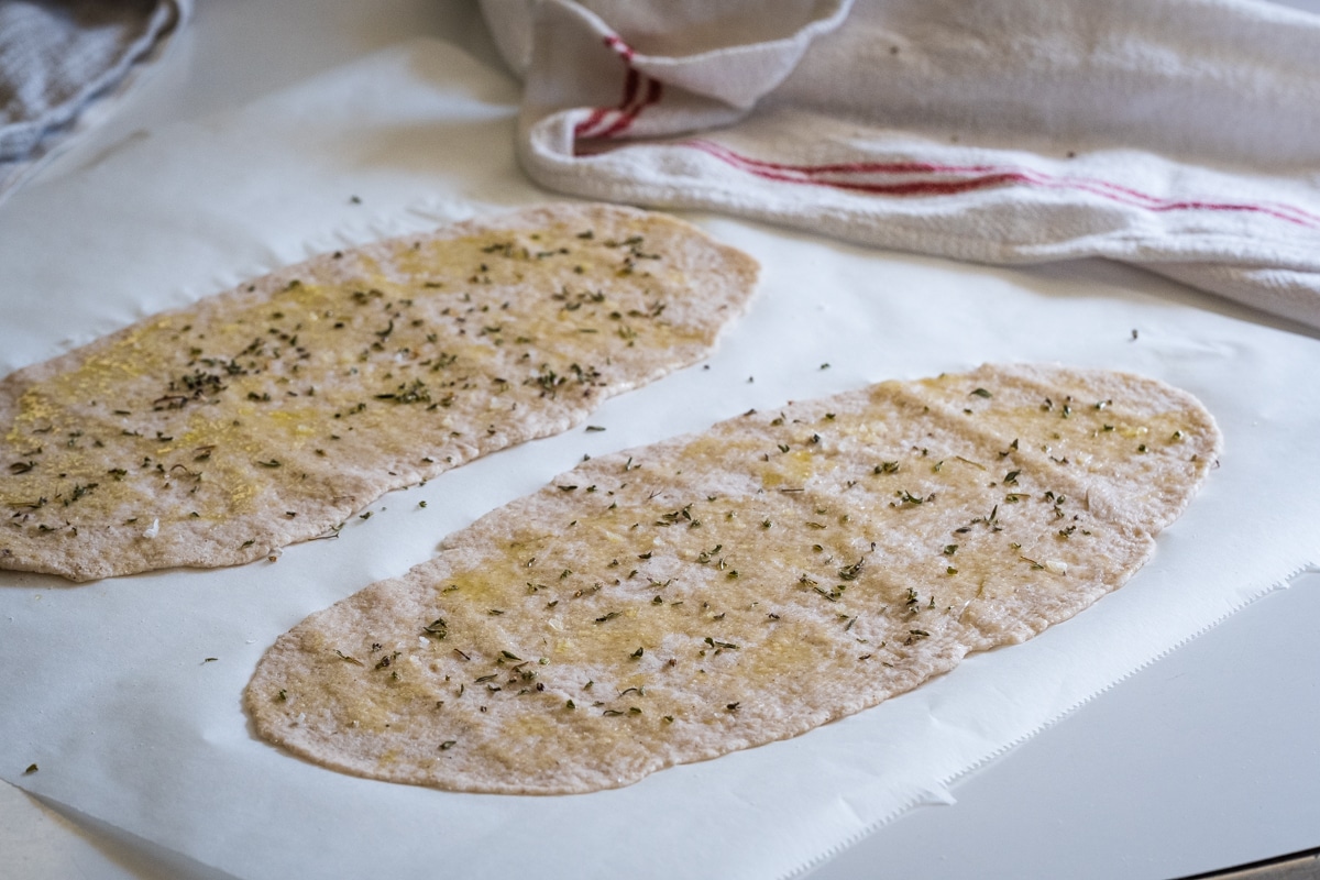Sourdough Flatbread with Flour (GlutenFree) Creative in My