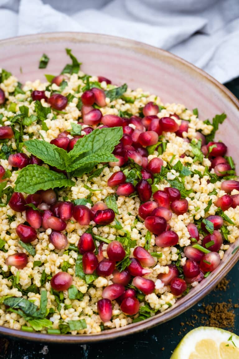 Easy Millet Salad with Parsley and Mint Creative in My Kitchen