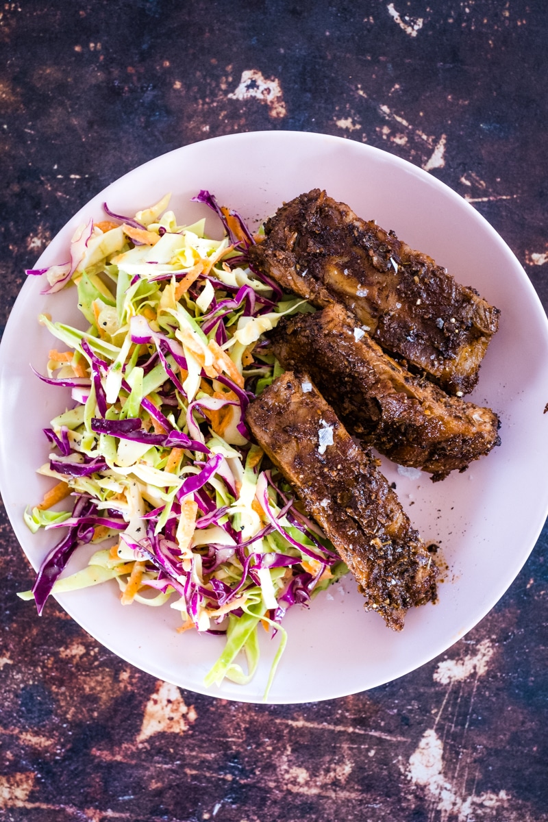 Sticky Pork Spare Ribs in the Oven (Made with SugarFree Rub