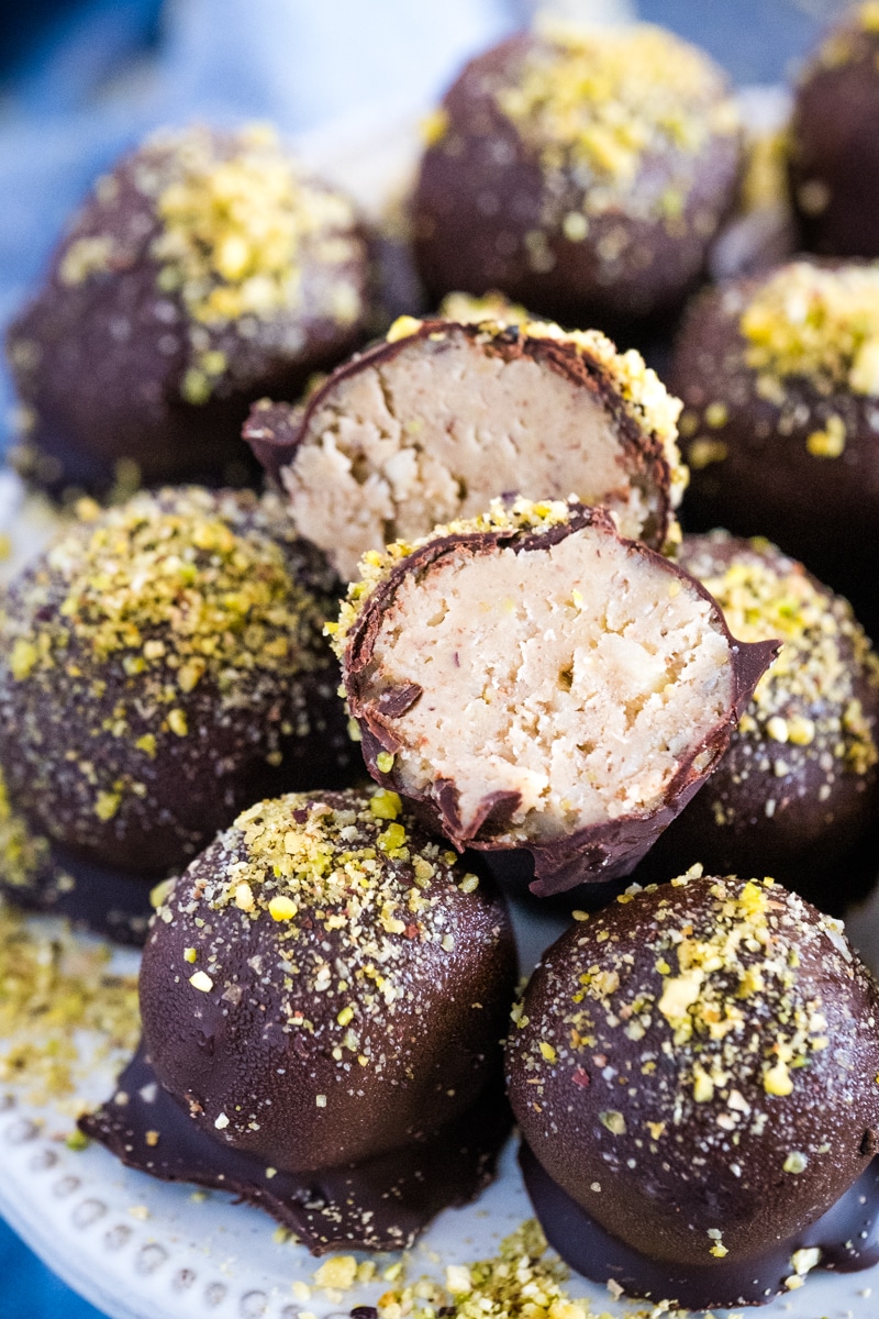 Chocolate-Chestnut Truffles (Sugar-Free) - Creative in My Kitchen