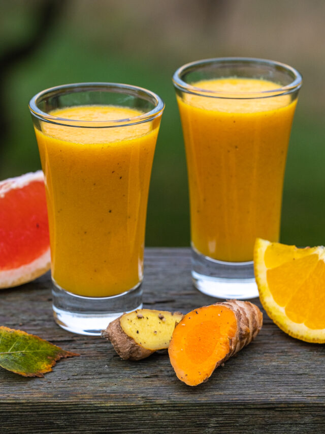 How to Make Ginger Turmeric Shots in a Blender Creative in My Kitchen