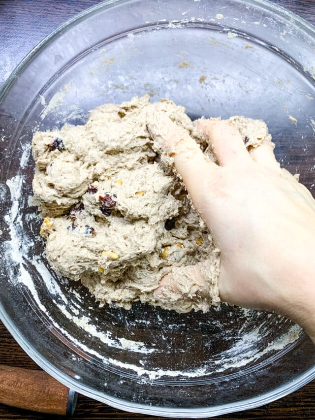 Walnut Cranberry Sourdough Bread (With Teff, Millet, and Flour