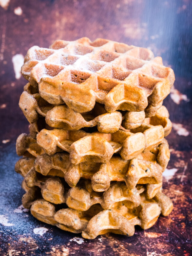 Healthy Sourdough Discard Waffles Creative in My Kitchen