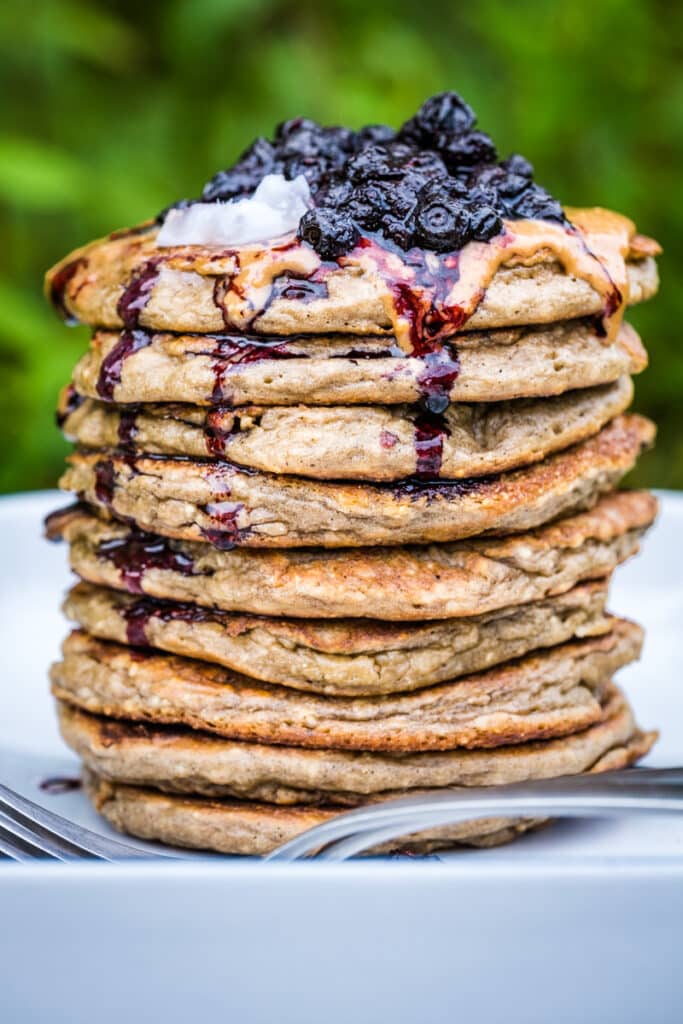 Millet Pancakes with Green Bananas (GlutenFree, LectinFree, Sugar