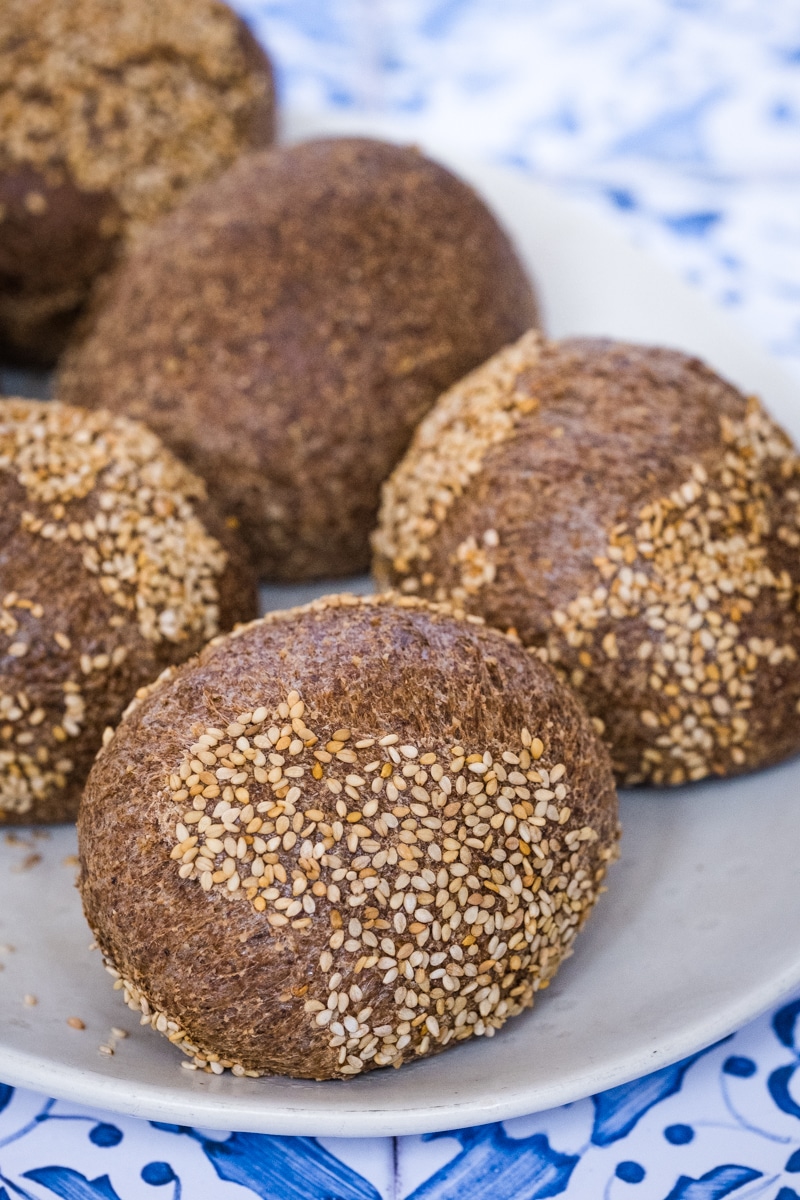 Easy Keto Bread Rolls with Walnuts (GlutenFree, LectinFree