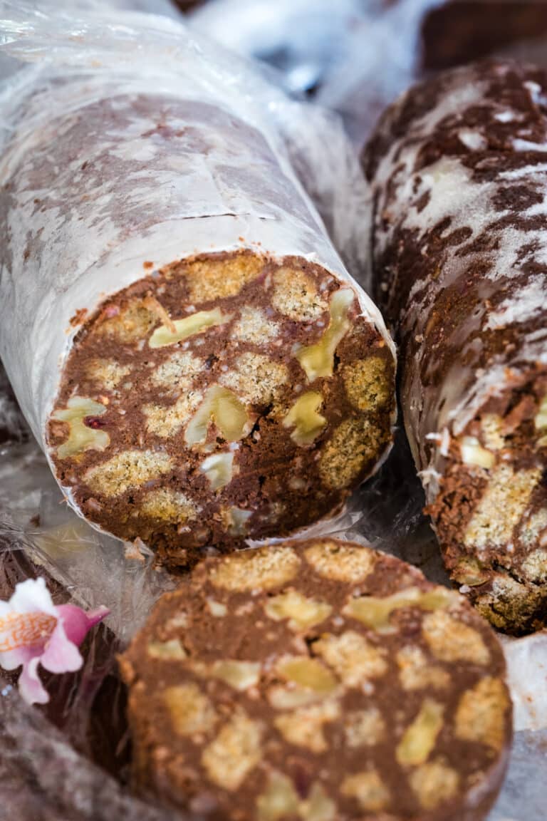 SugarFree Chocolate Salami (GlutenFree) Creative in My Kitchen