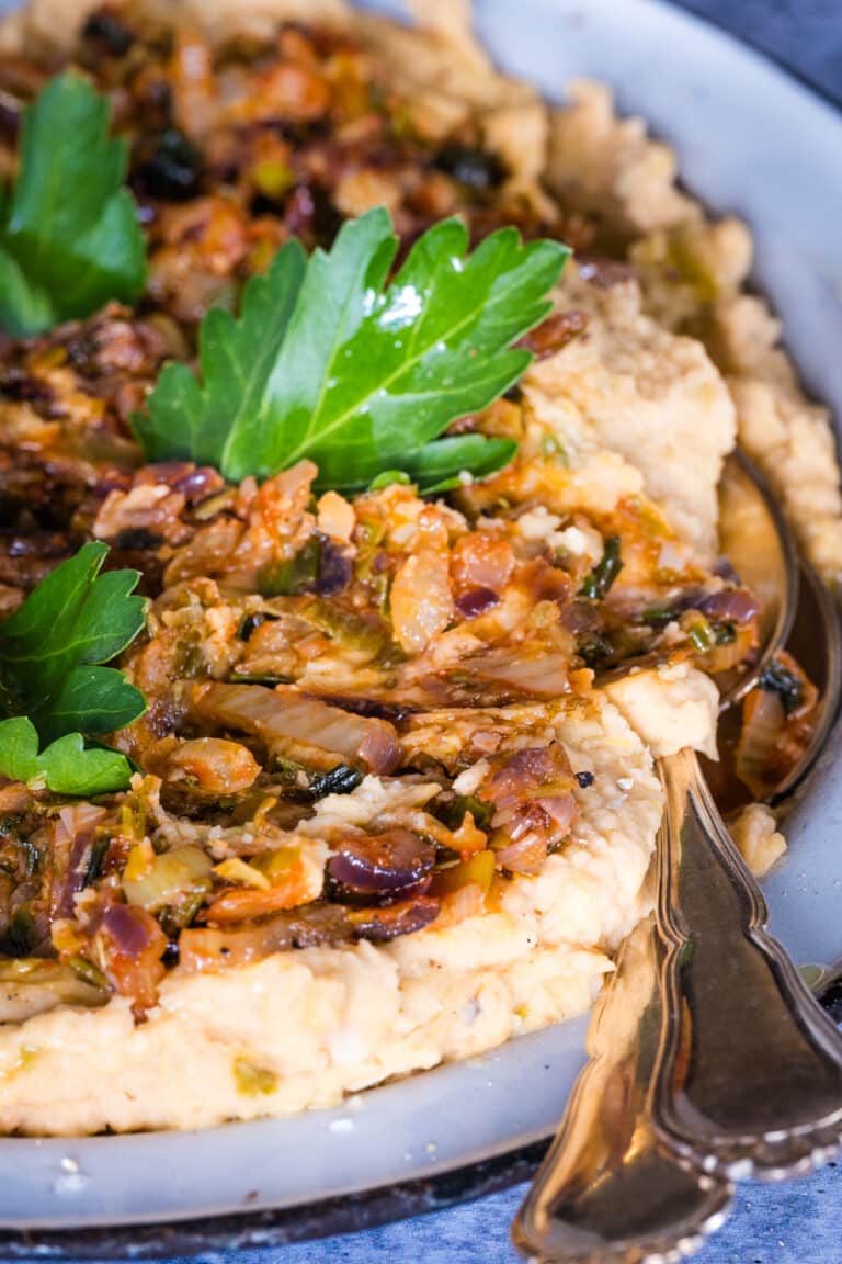 Butter Bean Hummus with Fennel and Leeks Creative in My Kitchen