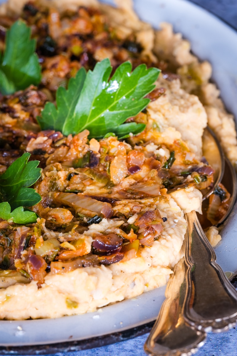 Butter Bean Hummus with Fennel and Leeks Creative in My Kitchen