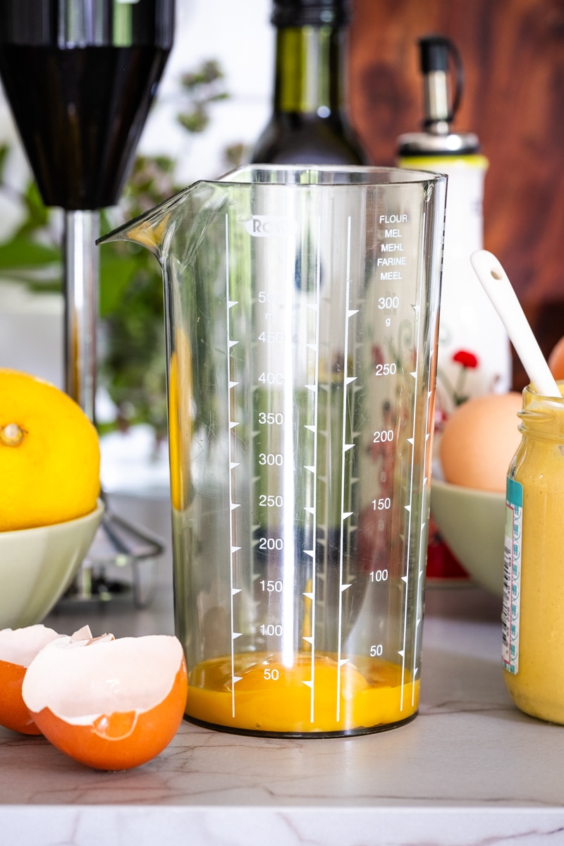 Healthy Mayonnaise with Egg Yolks, Ready in 5 Minutes Creative in My