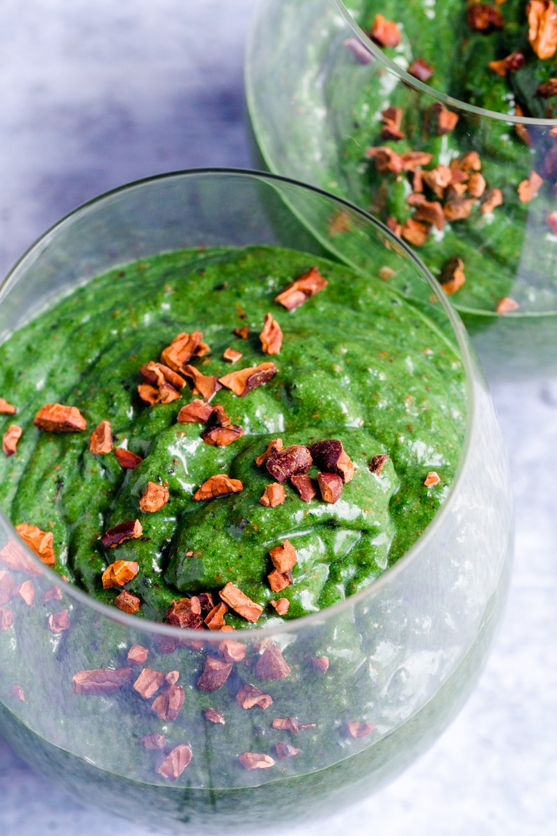 Collard Green Smoothie with Superfoods Creative in My Kitchen