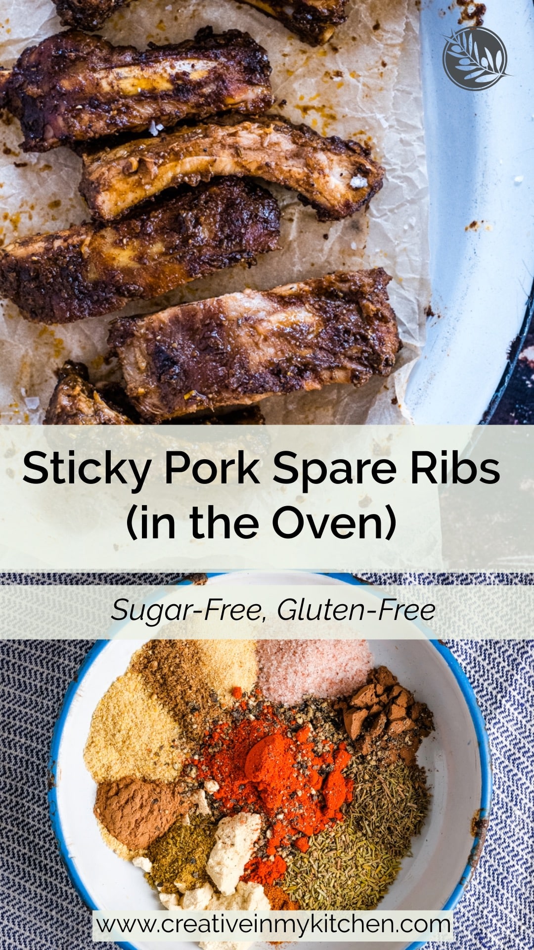 Sticky Pork Spare Ribs in the Oven (Made with Sugar-Free Rub ...
