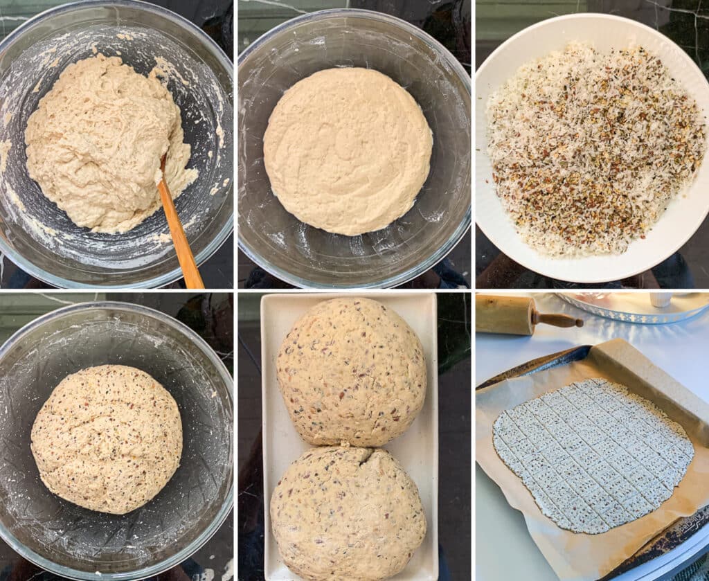 how to make sourdough crackers